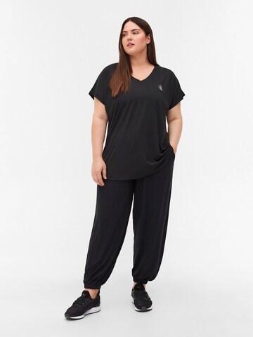 T-shirt fonctionnel Active by Zizzi en noir