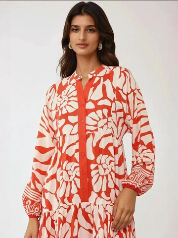 Hiccup Dress in Orange