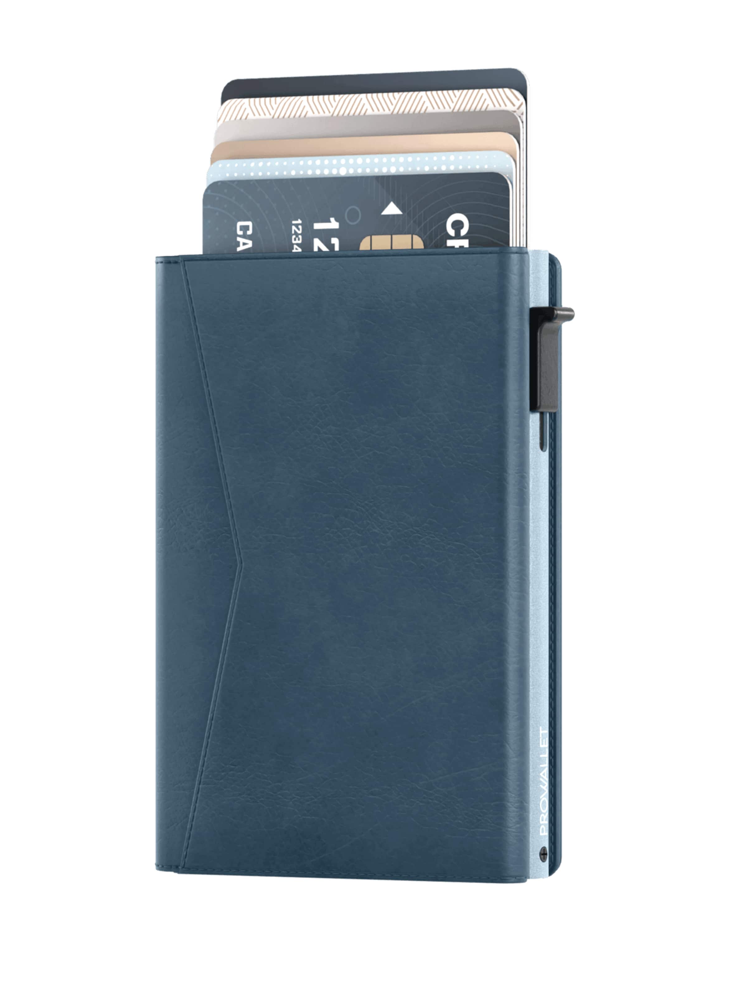 Prowallet Wallet 'Pasjeshouder Classic' in Blue: front