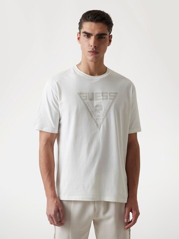 GUESS T-Shirt in Beige: Vorderseite