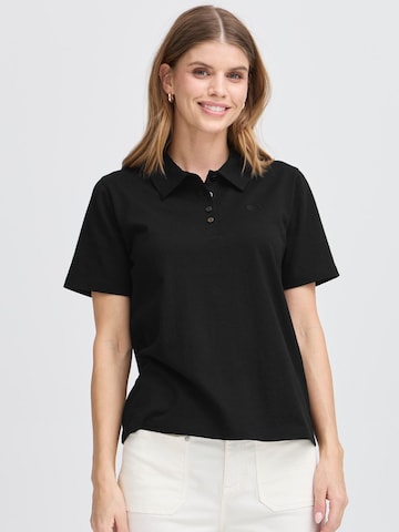 Fransa - Camiseta 'Samma' en negro: frente