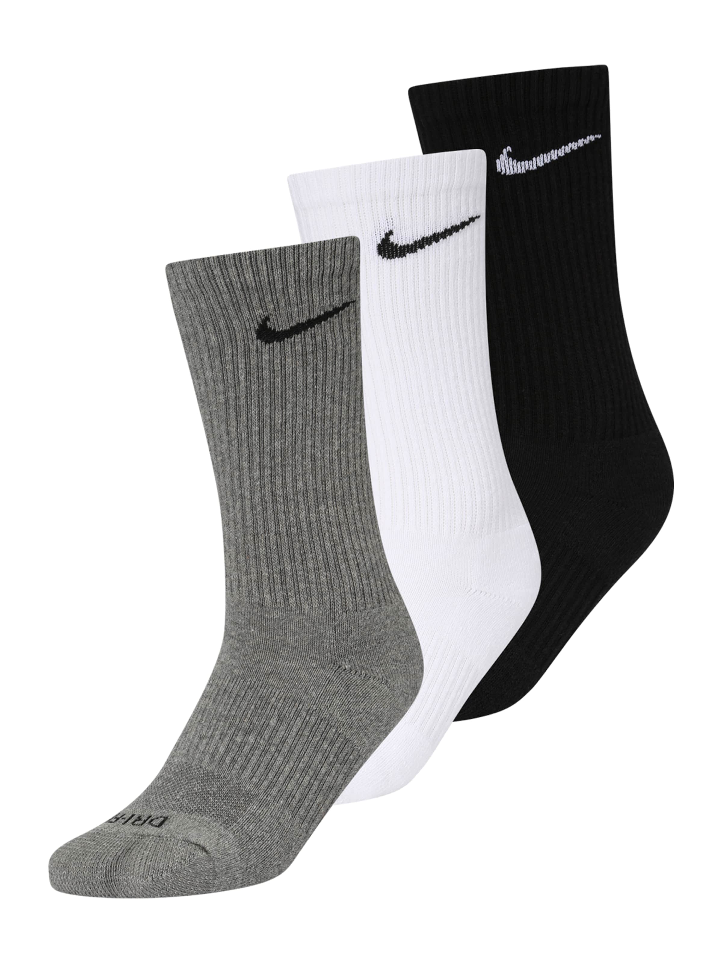 Nike Sportswear Sportsocken 'Everyday' in Grau: Vorderseite