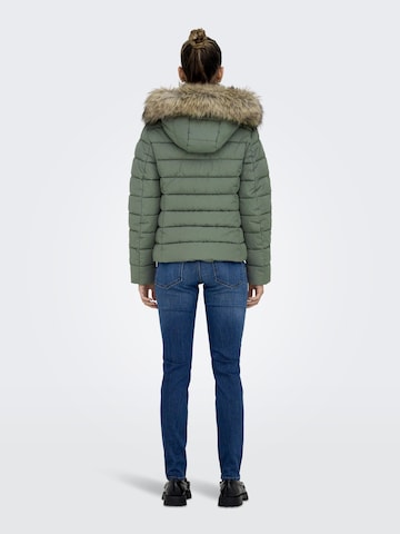 ONLY Winter jacket 'New Luna' in Green