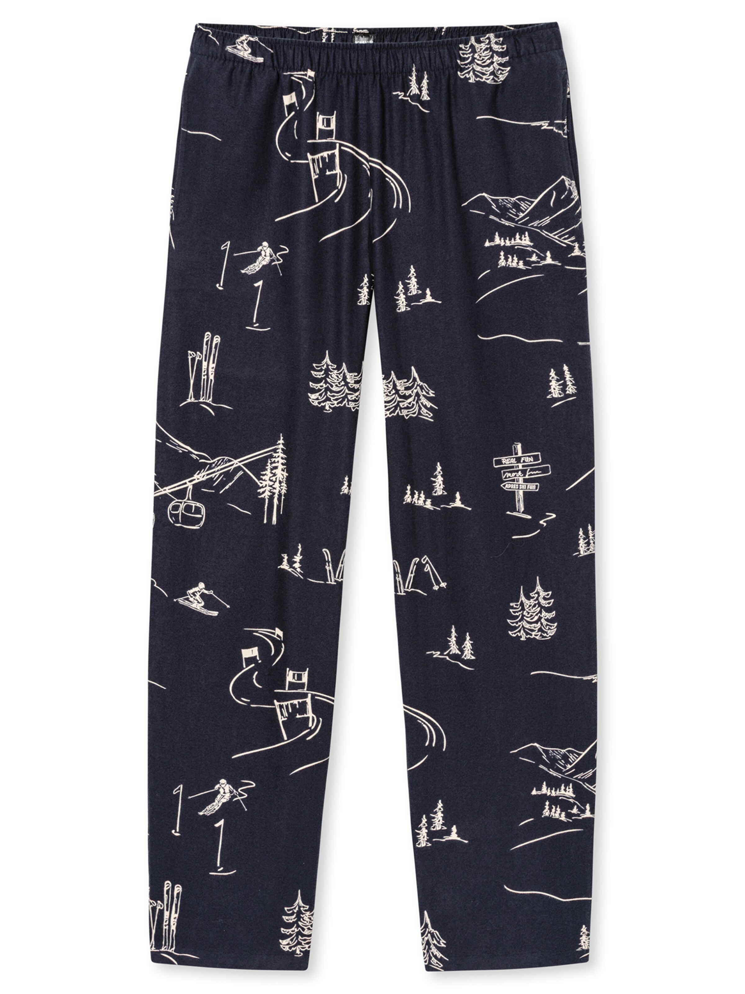 SCHIESSER Pyjama ' X-Mas Gifting ' in Blauw