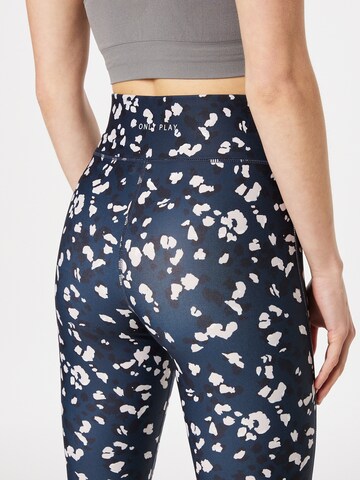 ONLY PLAY Skinny Workout Pants 'BAGGE' in Blue