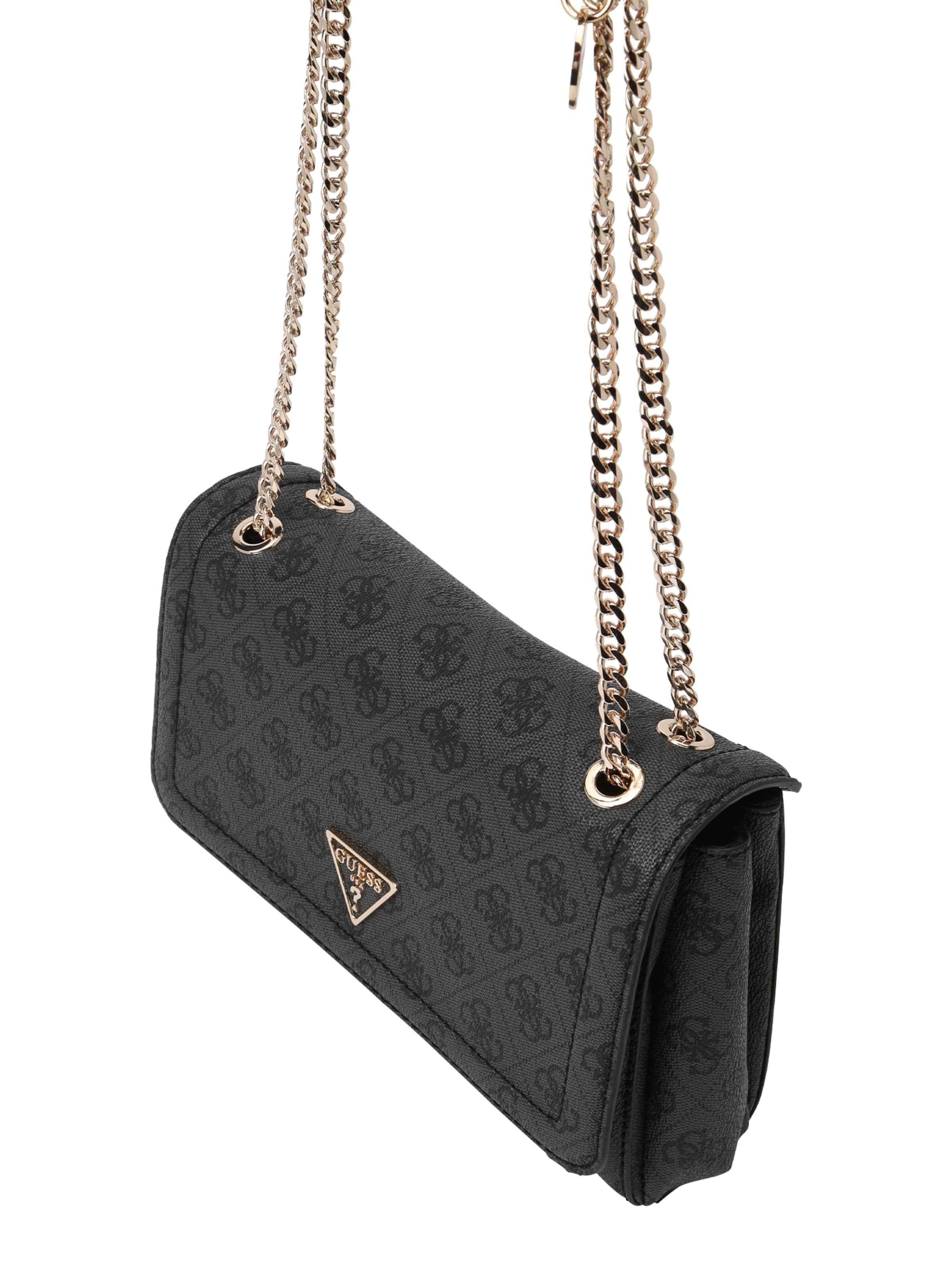 GUESS Schultertasche 'Noelle' in Schwarz