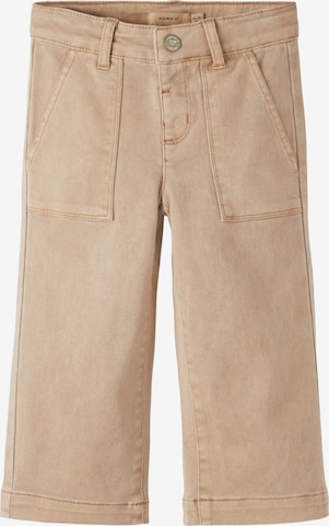 Wide Leg Pantalon NAME IT en marron : devant