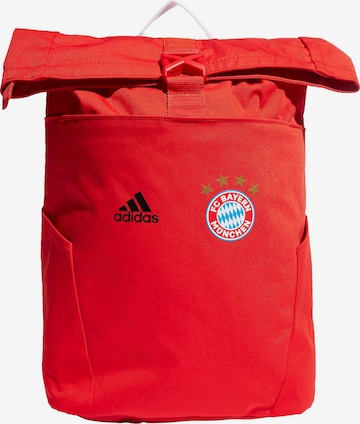 ADIDAS PERFORMANCE Sportrucksack 'FC Bayern München' in Rot: predná strana