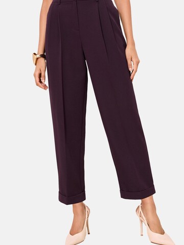 Friends Like These - Loosefit Calças com pregas em roxo: frente