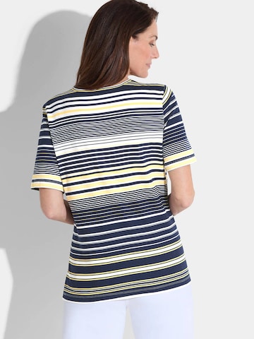 Goldner Shirt in Blau