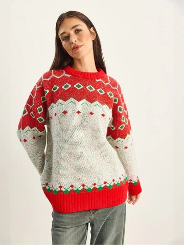 Pull-over 'Pullover' Bianco Lucci en rouge