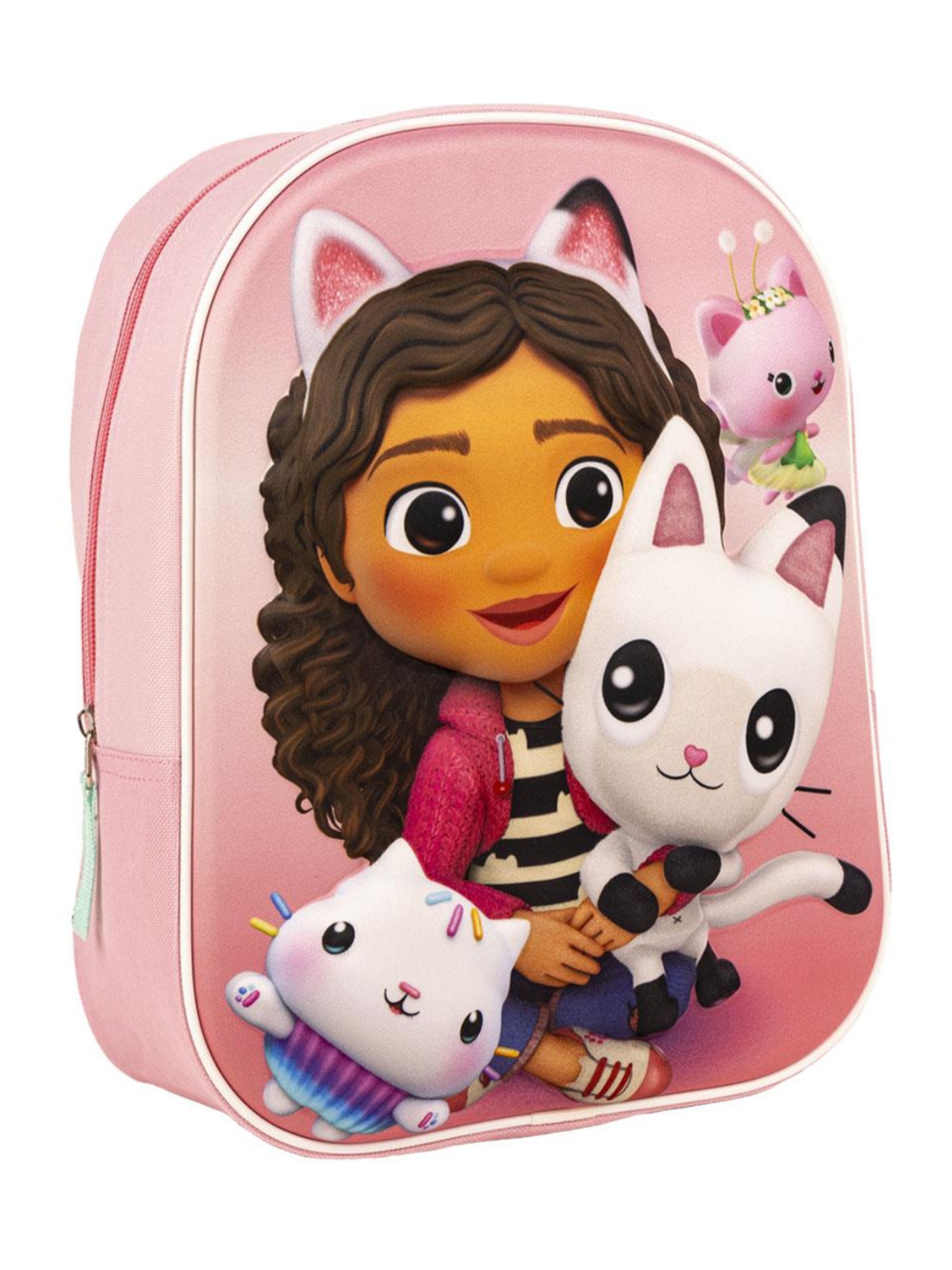 Cerdá Backpack 'Gabby's Dollhouse Backpack Kids – Pink 3D School Bag with Cats – Girls' in Pink: front