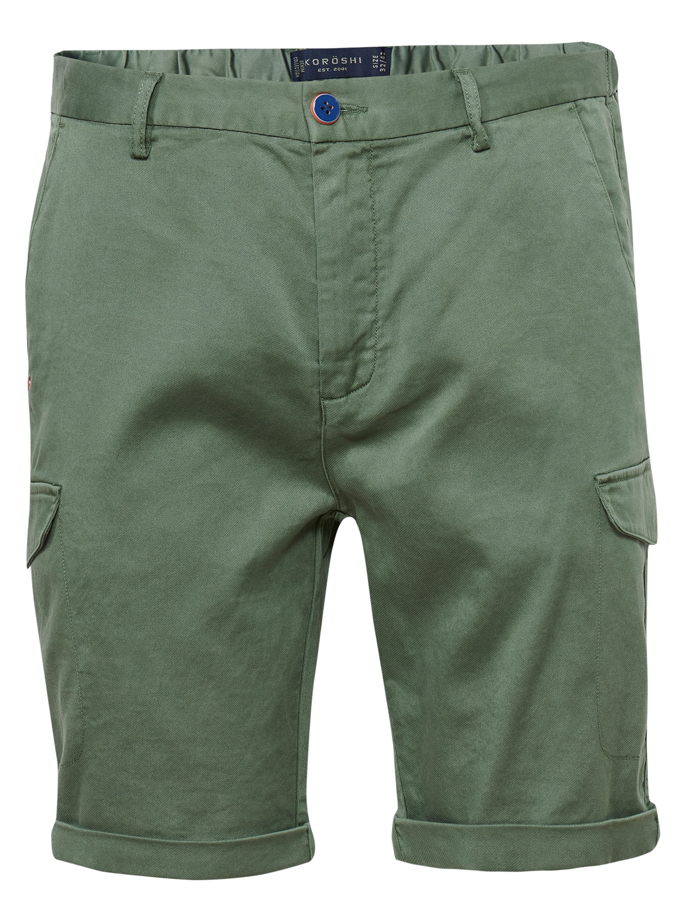 KOROSHI Regular Byxa i grön: framsida