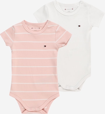 TOMMY HILFIGER Dupačky/body – pink: přední strana