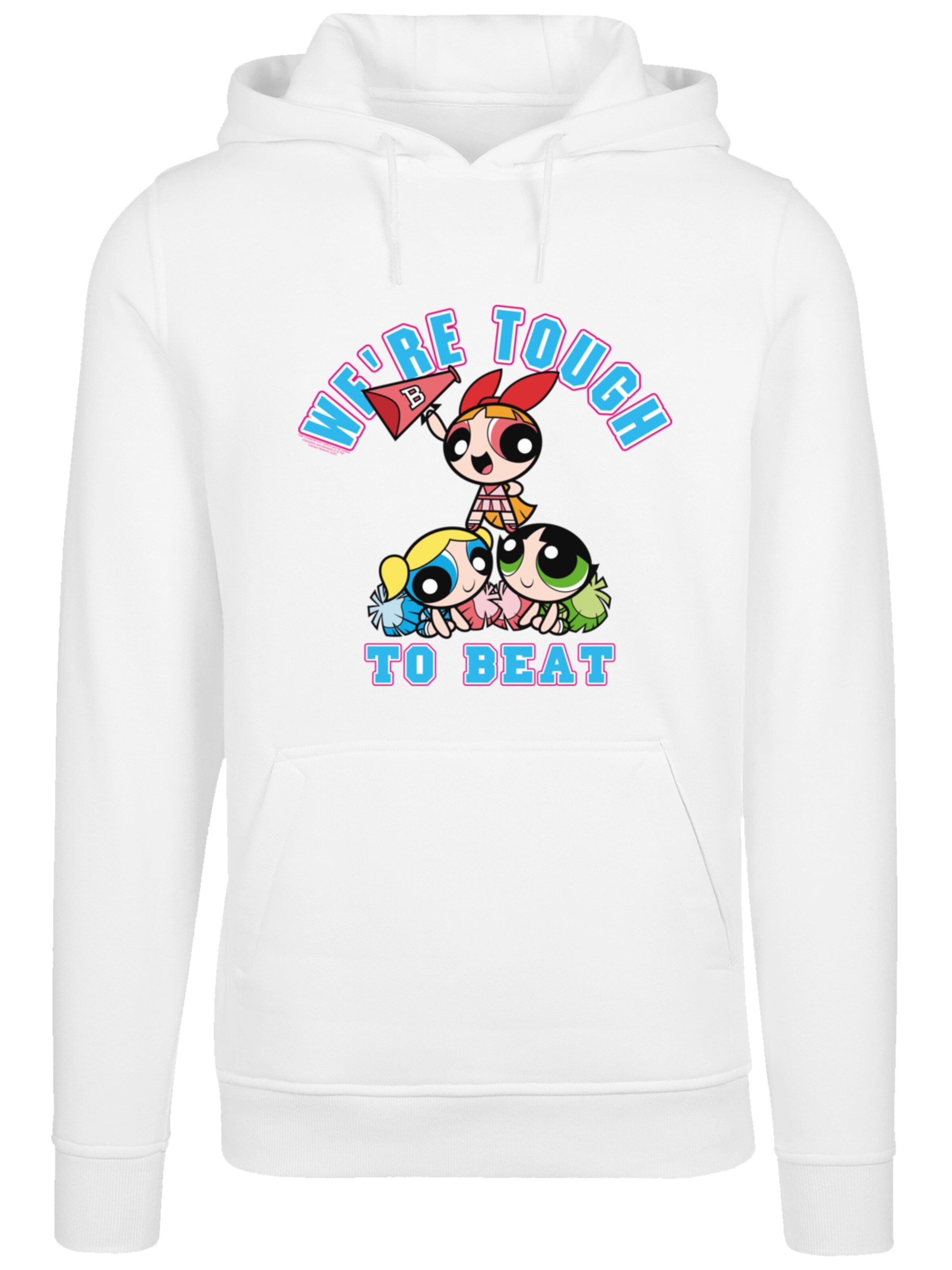 F4NT4STIC Sweatshirt 'Powerpuff Girls' in Wit: voorkant