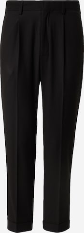 ABOUT YOU x Kevin Trapp Pleat-front trousers in Black: front