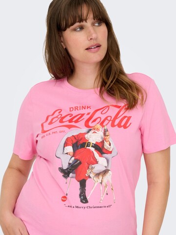 T-shirt 'CARCoca' ONLY Carmakoma en rose
