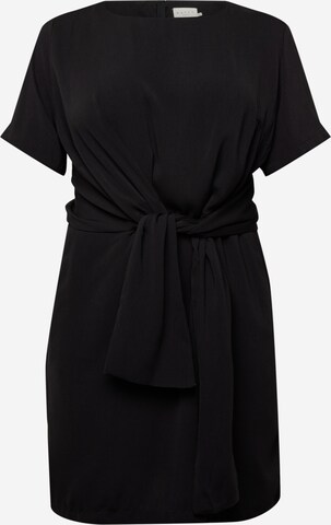 KAFFE CURVE Φόρεμα 'Lotta' σε μαύρο: μπροστά