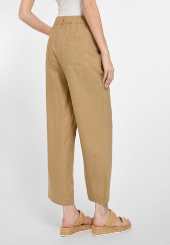 Wide Leg Pantalon Peter Hahn en beige