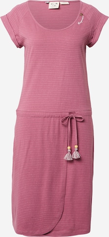 Ragwear Φόρεμα 'GLITTER' σε ροζ: μπροστά