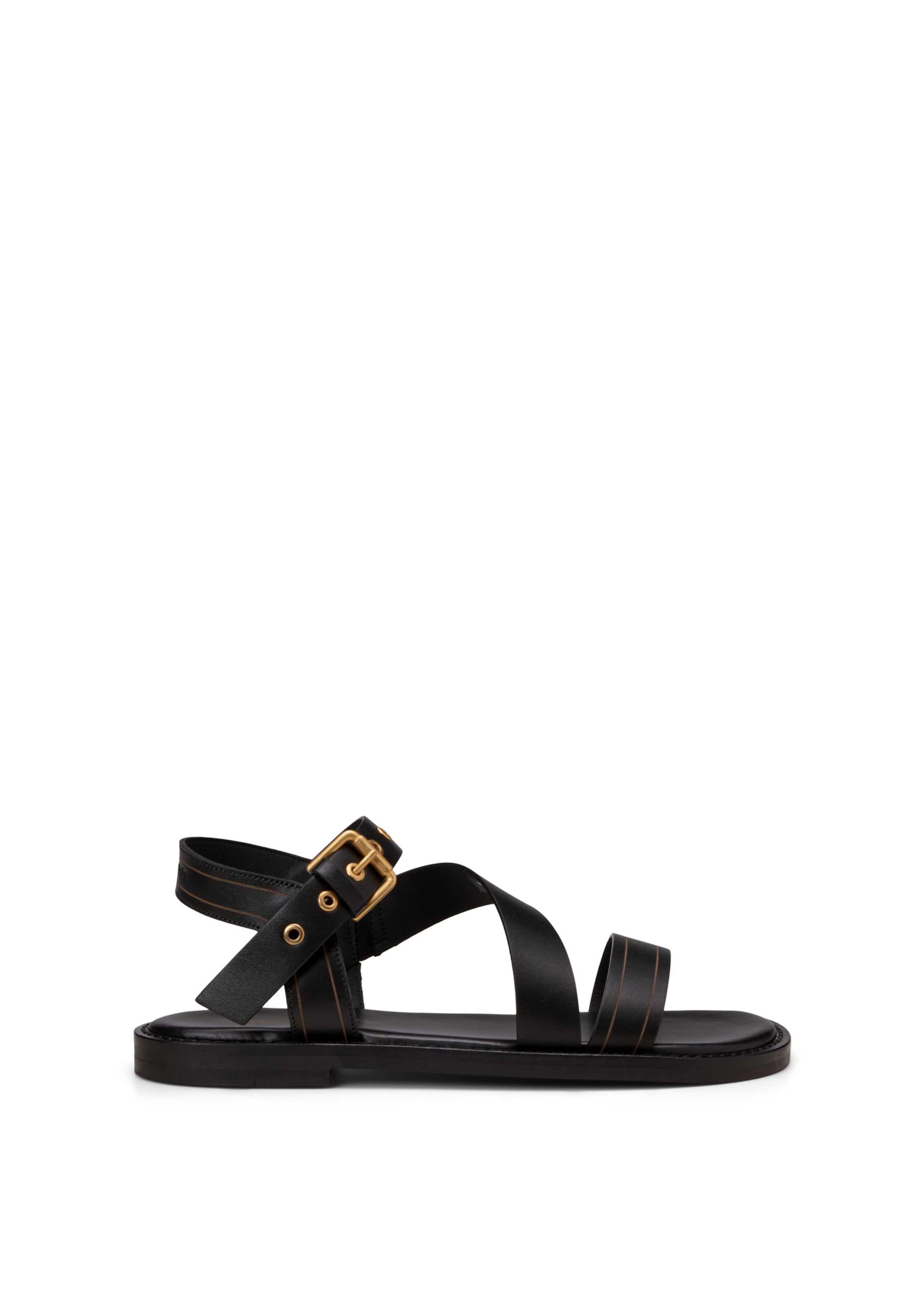Marc O'Polo Strap sandal 'Stina' in Black