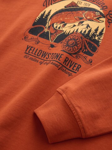 Next T-shirt i brun