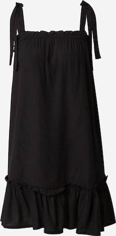PIECES فستان 'VIOLET' بلون أسود: الأمام