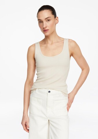 COMMA T-Shirt in Beige