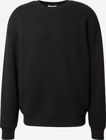 DAN FOX APPAREL Sweatshirt 'The Essential' in Zwart: voorkant