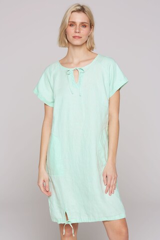 Soccx Summer Dress in Green: front