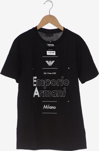 Emporio Armani T-Shirt M in Schwarz: predná strana