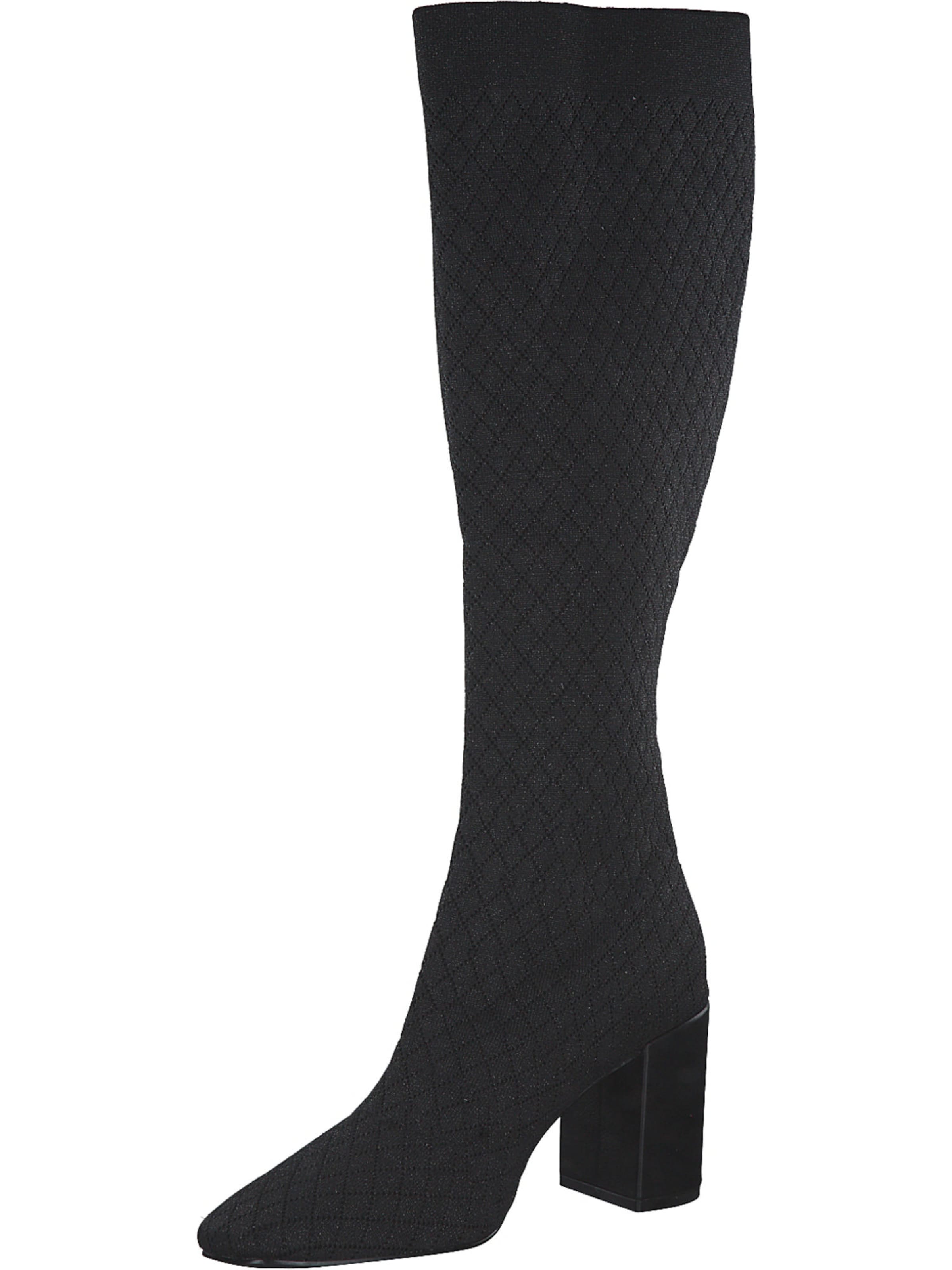 LA STRADA Stiefel in Schwarz: Vorderseite