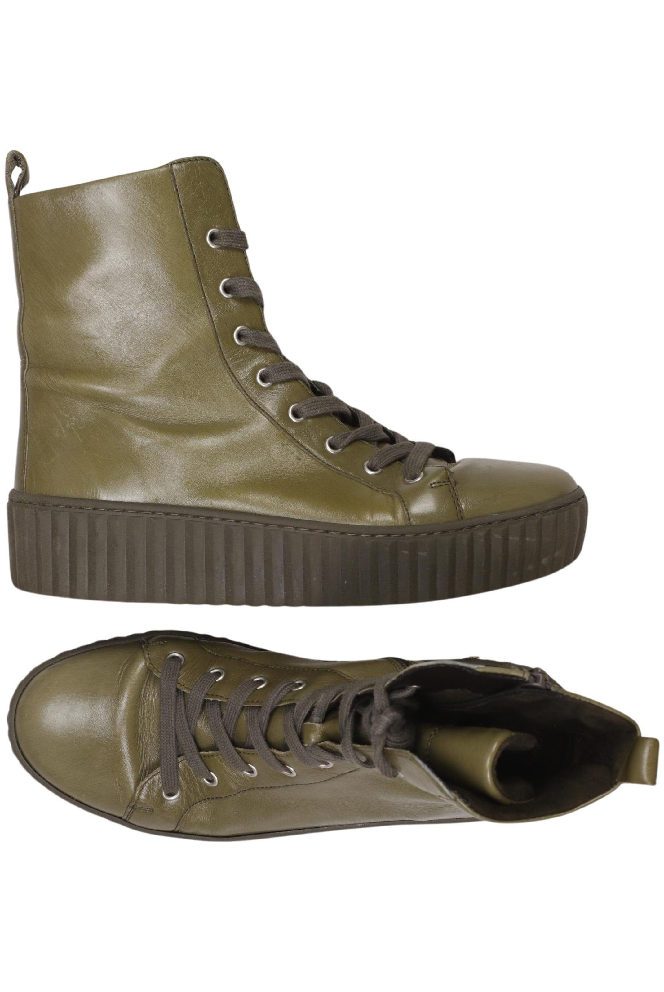 GABOR Stiefelette 40,5 in Grün: Vorderseite