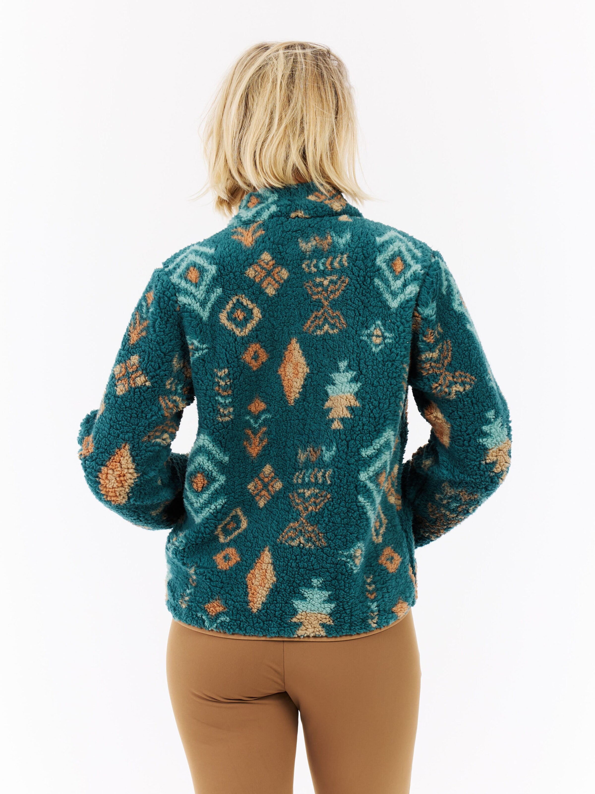 PROTEST Fleece jas 'PRTAdele' in Blauw