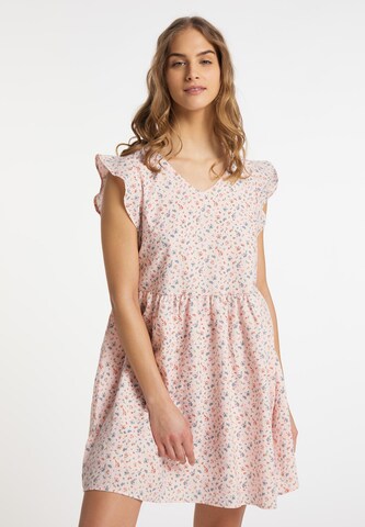 MYMO Dress in Pink: front