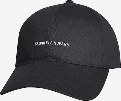 Calvin Klein Jeans Casquette en noir / blanc, Vue avec produit