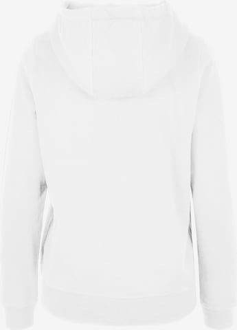 Merchcode Sweatshirt 'Love Rat' in Weiß