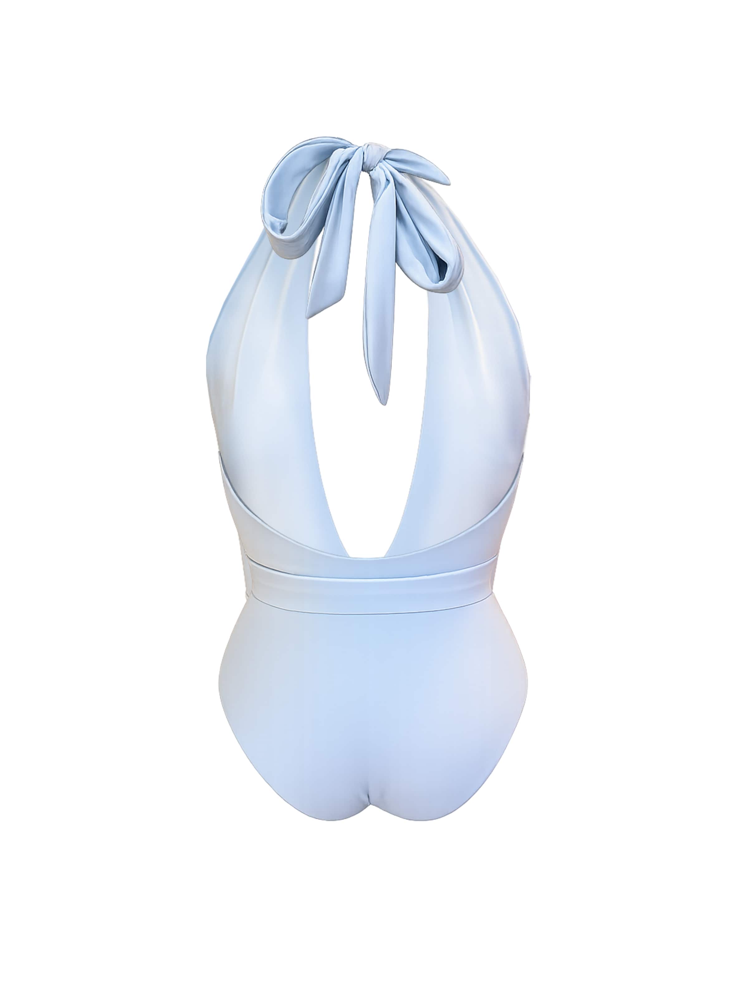 Anse Victorin High neck Badeanzug 'Candice'‌‌‌‌‌ in Blau