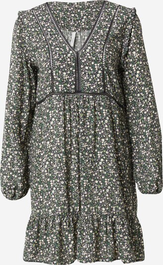 Pepe Jeans Robe 'EMILY' en vert / blanc, Vue avec produit