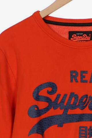 Superdry Sweatshirt & Zip-Up Hoodie in XL in Orange