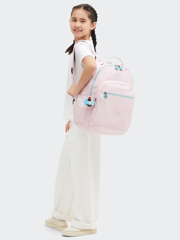 KIPLING Rugzak 'Seoul Lap' in Roze
