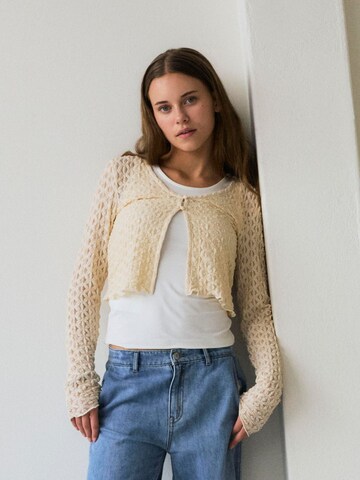 NAME IT Gebreid vest in Beige