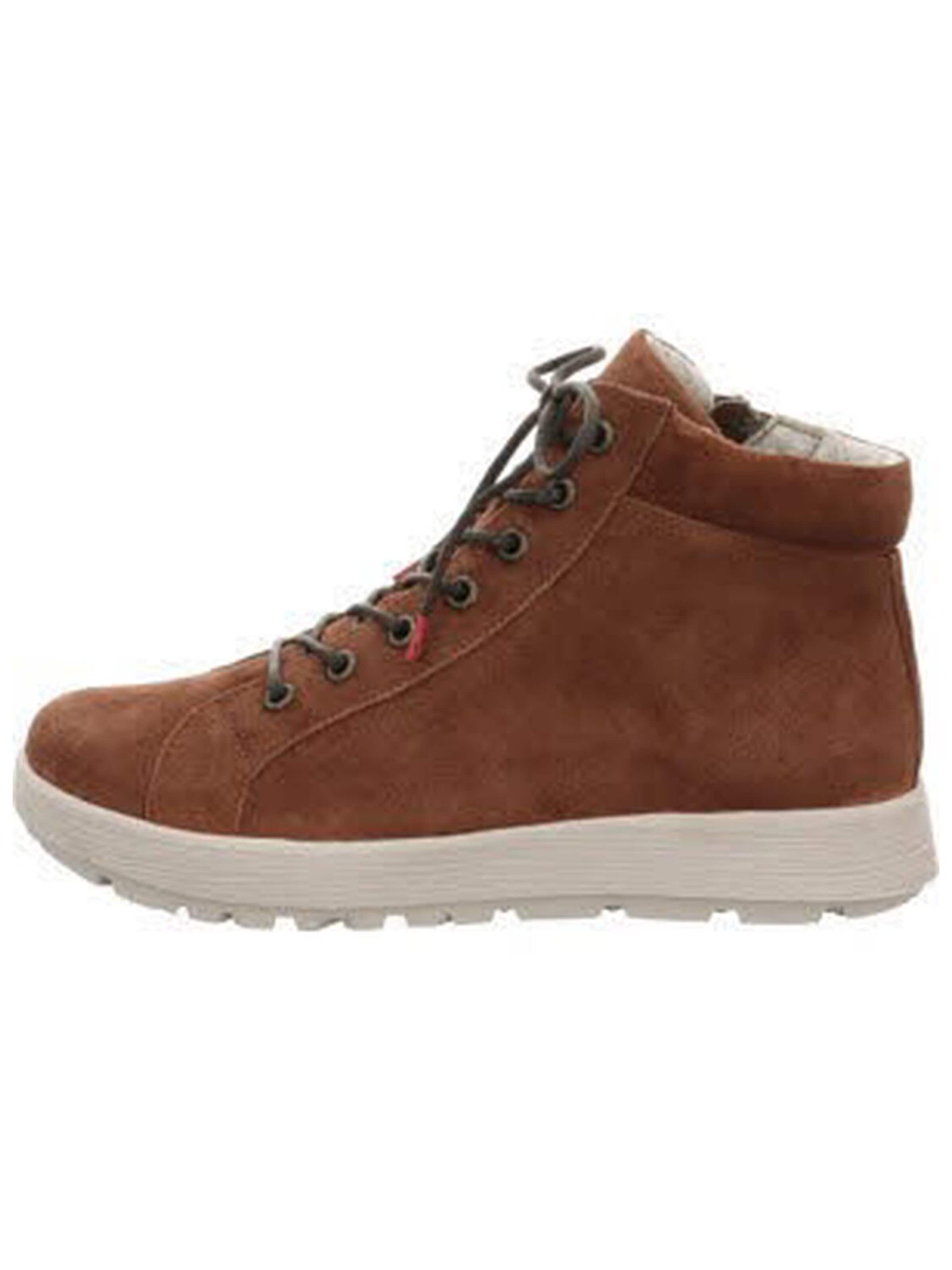 Think Boots 'Stiefelette Damen 3-000858-3010 Echtleder in braun' in Bruin: voorkant