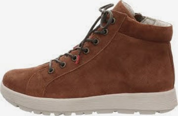 Boots 'Stiefelette Damen 3-000858-3010 Echtleder in braun' Think en marron : devant
