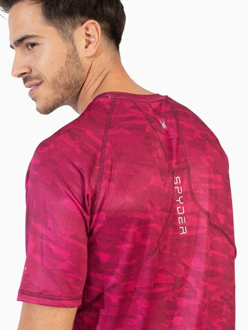 Spyder Functioneel shirt in Rood