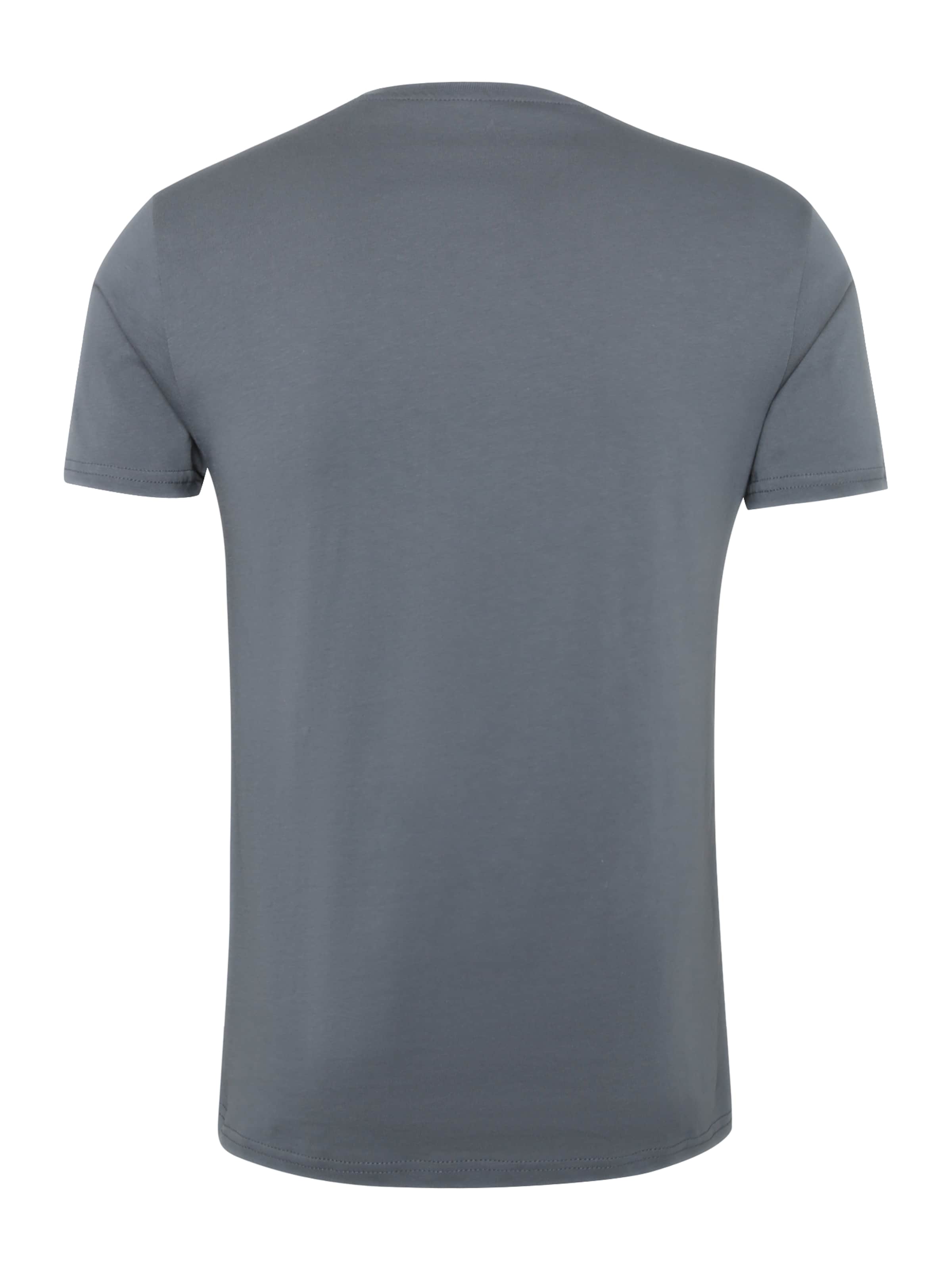 ALPHA INDUSTRIES Tričko - Modrá