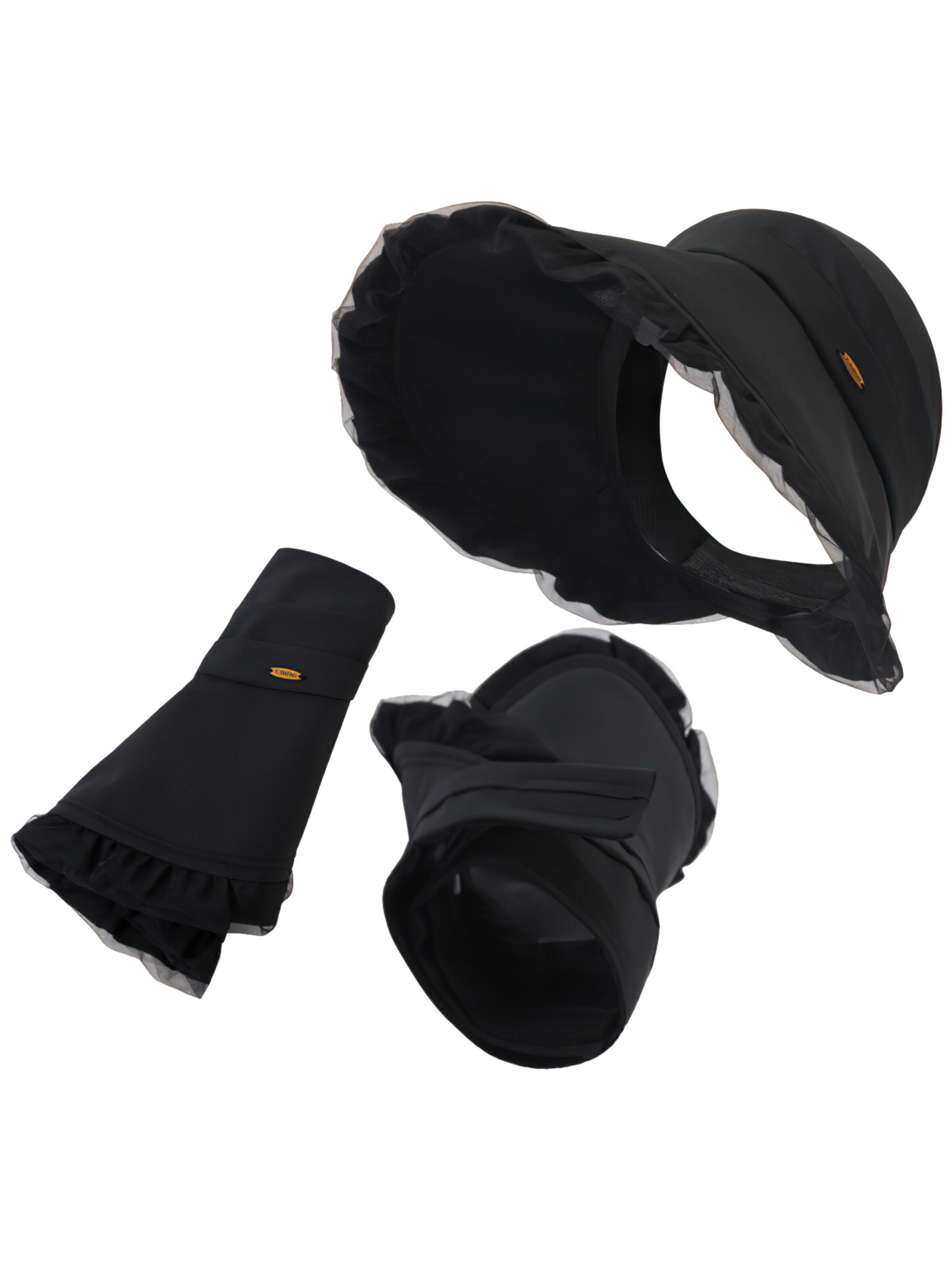Magicshe Hat 'UPF50+ UV-Schutz Sonnenhut Faltbar' in Black