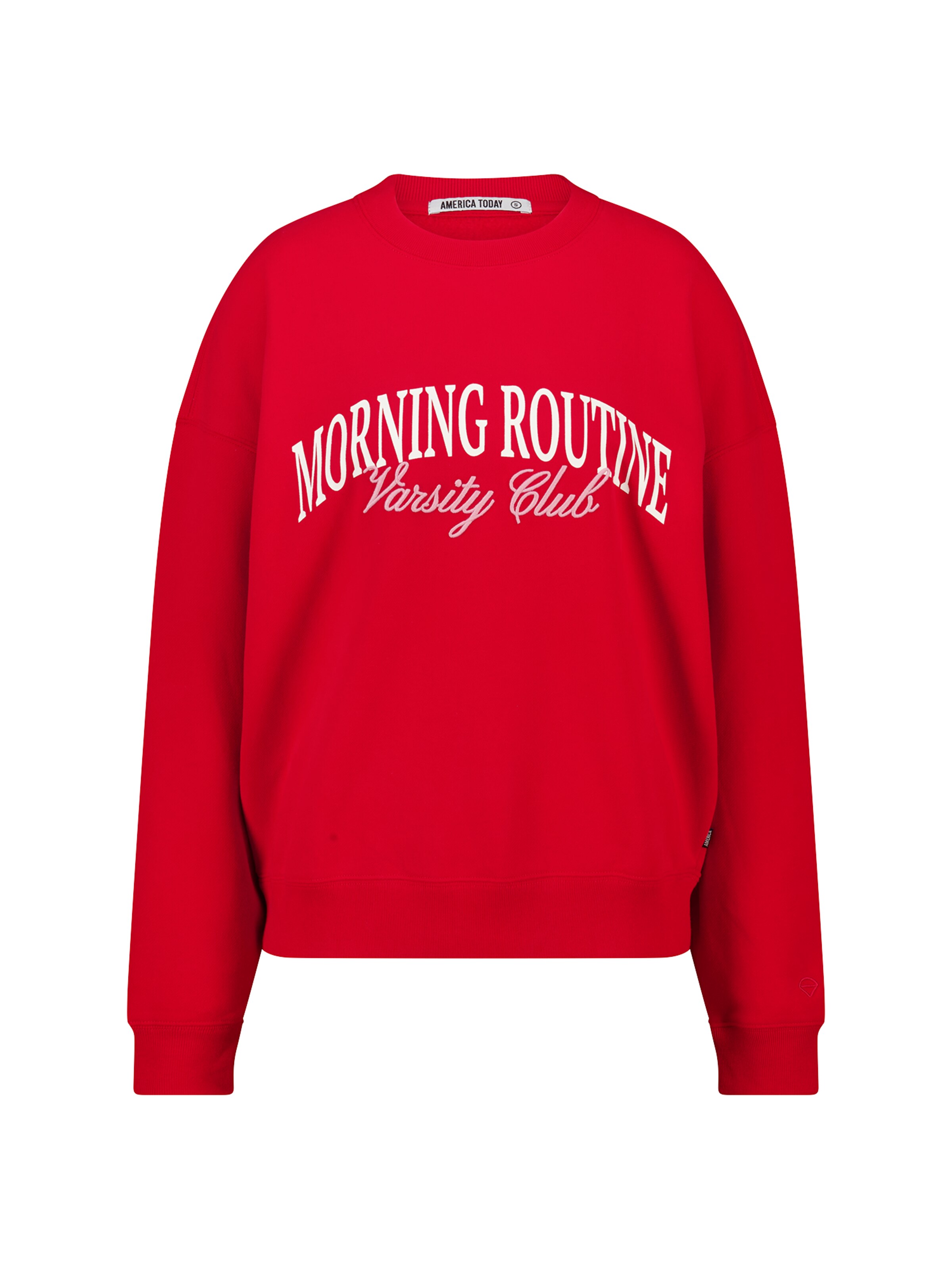America Today Sweatshirt in Rood: voorkant