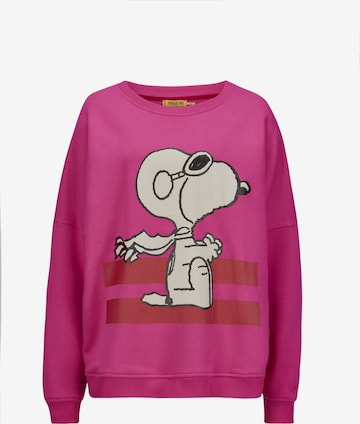 CODELLO Sweatshirt 'Peanuts™' in Pink: front