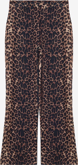 Trendyol Hlače u svijetlobež / smeđa / brokat / crna, Pregled proizvoda